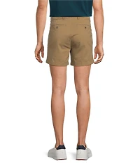 Roundtree & Yorke The Cloud Straight Fit Flat Front 5#double; Inseam Chino Shorts