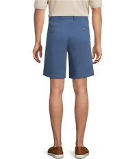 Roundtree & Yorke The Cloud Short Classic Fit 9#double; Pleated Washed Chino Shorts