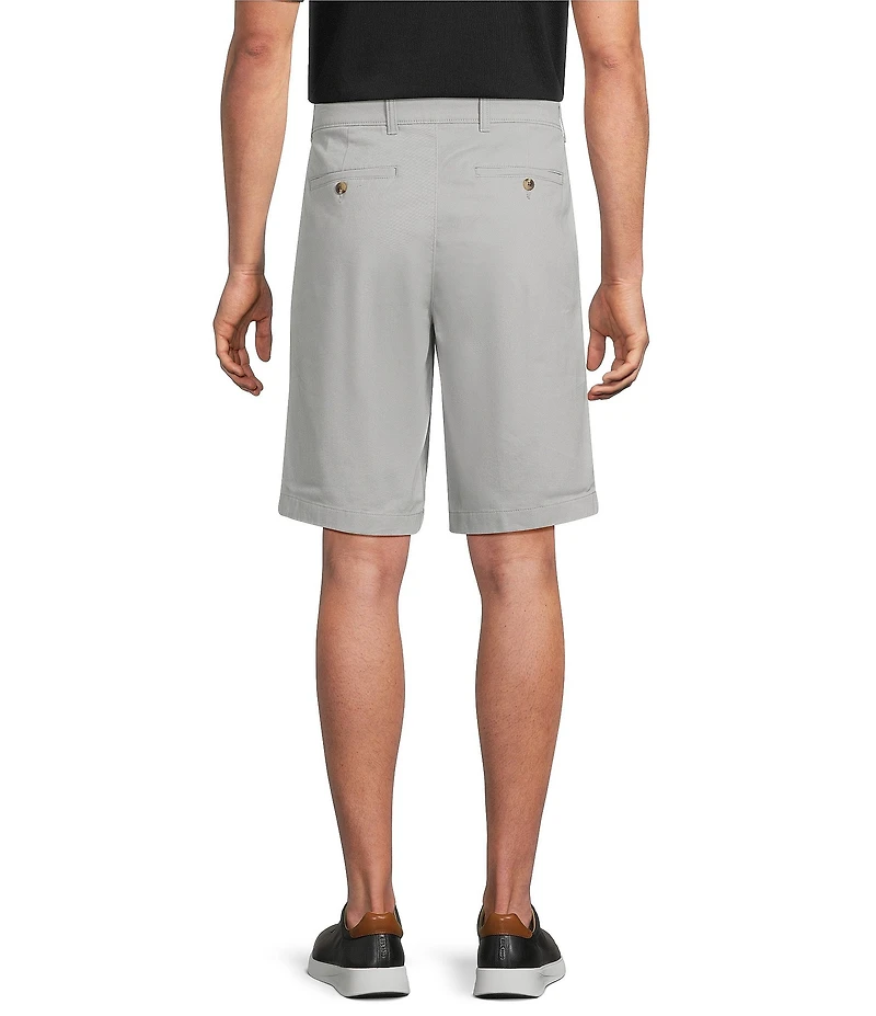 Roundtree & Yorke The Cloud Short Collection 11#double; Flat Front Washed Chino Shorts