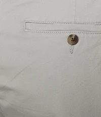 Roundtree & Yorke The Cloud Short Collection 11#double; Flat Front Washed Chino Shorts