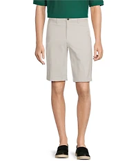 Roundtree & Yorke The Cloud Short Collection 11#double; Flat Front Washed Chino Shorts