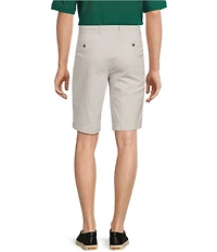 Roundtree & Yorke The Cloud Short Collection 11#double; Flat Front Washed Chino Shorts