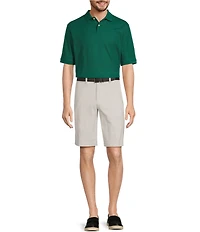 Roundtree & Yorke The Cloud Short Collection 11#double; Flat Front Washed Chino Shorts