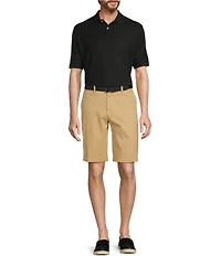 Roundtree & Yorke The Cloud Short Collection 11#double; Flat Front Washed Chino Shorts