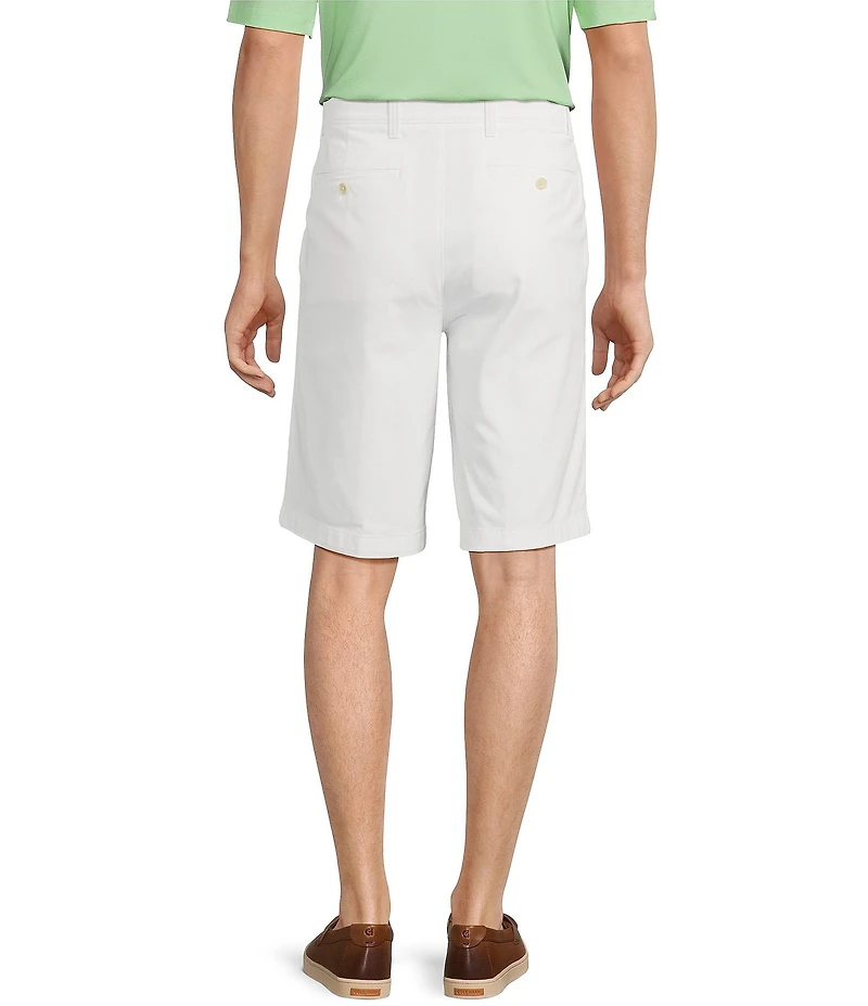 Roundtree & Yorke The Cloud Short Collection 11#double; Flat Front Washed Chino Shorts