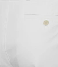 Roundtree & Yorke The Cloud Short Collection 11#double; Flat Front Washed Chino Shorts