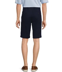 Roundtree & Yorke The Cloud Short Collection 11#double; Flat Front Washed Chino Shorts