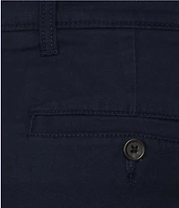Roundtree & Yorke The Cloud Short Collection 11#double; Flat Front Washed Chino Shorts