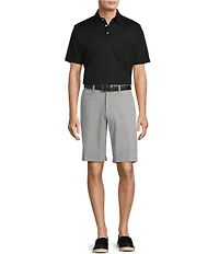Roundtree & Yorke The Cloud Short Collection 11#double; Flat Front Washed Chino Shorts