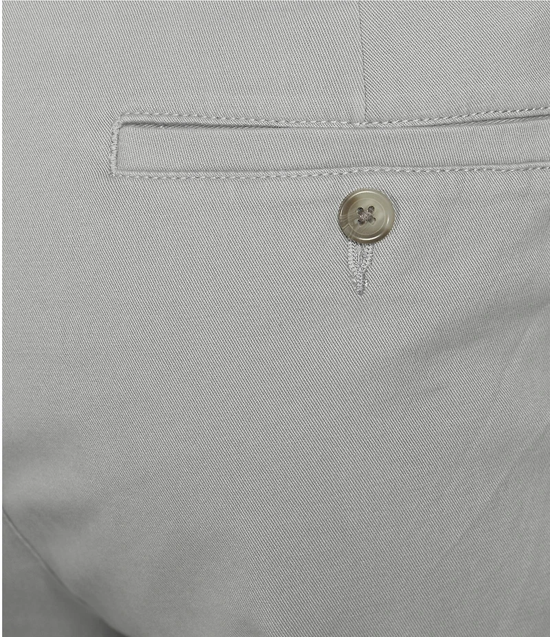 Roundtree & Yorke The Cloud Short Collection 11#double; Flat Front Washed Chino Shorts