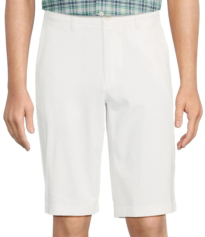 Roundtree & Yorke The Cloud Short Washed Classic Fit Flat Front 13#double; Inseam Chino Shorts