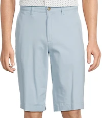 Roundtree & Yorke The Cloud Short Washed Classic Fit Flat Front 13#double; Inseam Chino Shorts