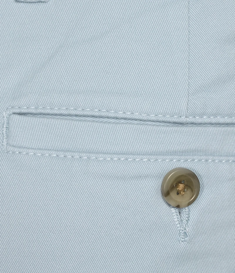 Roundtree & Yorke The Cloud Short Washed Classic Fit Flat Front 13#double; Inseam Chino Shorts