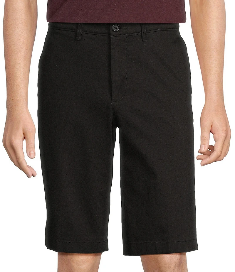 Roundtree & Yorke The Cloud Short Washed Classic Fit Flat Front 13#double; Inseam Chino Shorts