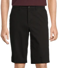 Roundtree & Yorke The Cloud Short Washed Classic Fit Flat Front 13#double; Inseam Chino Shorts