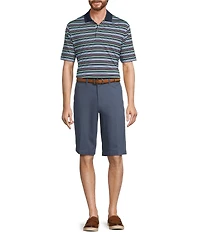 Roundtree & Yorke The Cloud Short Washed Classic Fit Flat Front 13#double; Inseam Chino Shorts