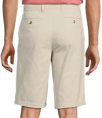 Roundtree & Yorke The Cloud Short Washed Classic Fit Flat Front 13#double; Inseam Chino Shorts
