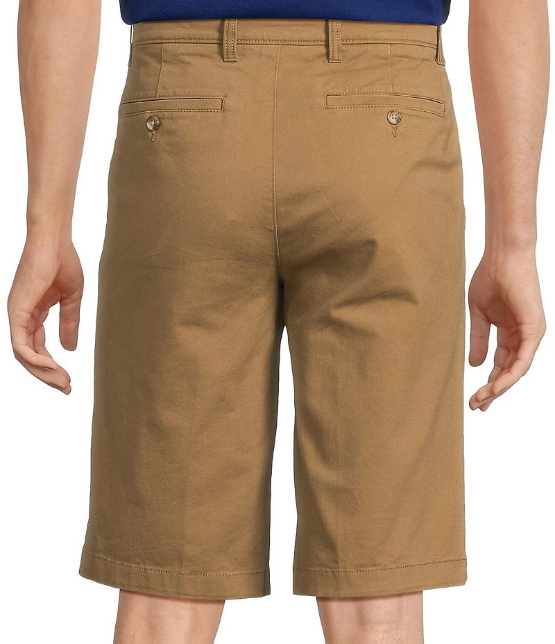 Roundtree & Yorke The Cloud Short Washed Classic Fit Flat Front 13#double; Inseam Chino Shorts