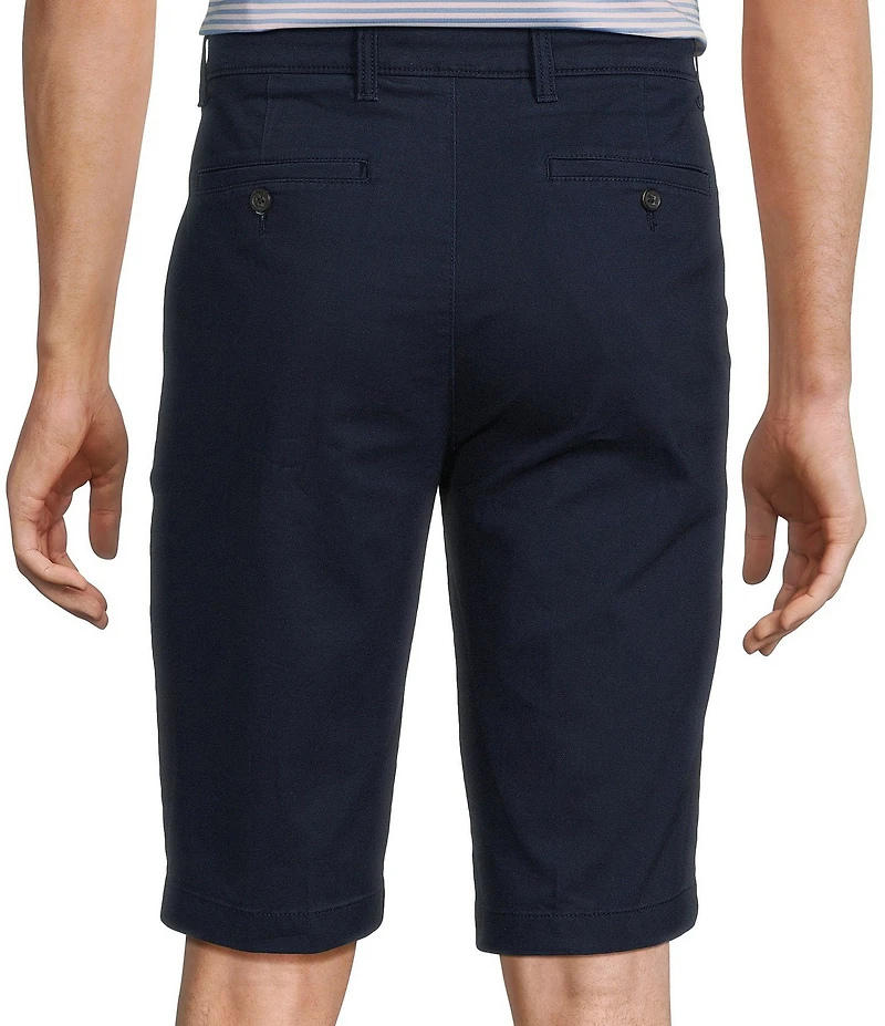Roundtree & Yorke The Cloud Short Washed Classic Fit Flat Front 13#double; Inseam Chino Shorts
