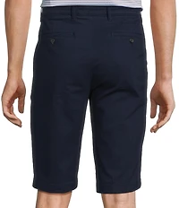 Roundtree & Yorke The Cloud Short Washed Classic Fit Flat Front 13#double; Inseam Chino Shorts