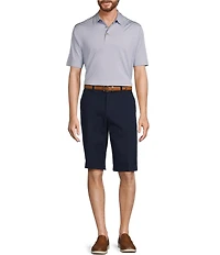 Roundtree & Yorke The Cloud Short Washed Classic Fit Flat Front 13#double; Inseam Chino Shorts