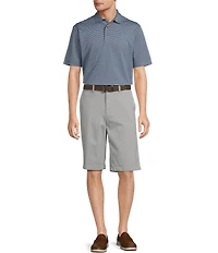 Roundtree & Yorke The Cloud Short Washed Classic Fit Flat Front 13#double; Inseam Chino Shorts