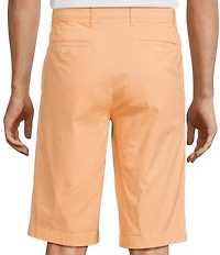 Roundtree & Yorke The Cloud Short Washed Classic Fit Flat Front 13#double; Inseam Chino Shorts