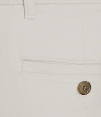 Roundtree & Yorke The Cloud Washed Classic Fit Flat Front 13#double; Chino Shorts