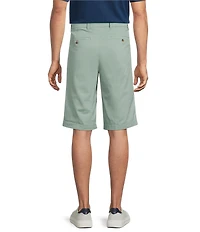 Roundtree & Yorke The Cloud Washed Classic Fit Flat Front 13#double; Chino Shorts