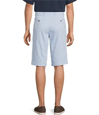 Roundtree & Yorke The Cloud Washed Classic Fit Flat Front 13#double; Chino Shorts