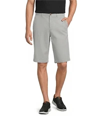 Roundtree & Yorke The Cloud Washed Classic Fit Flat Front 13#double; Chino Shorts