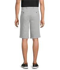 Roundtree & Yorke The Cloud Washed Classic Fit Flat Front 13#double; Chino Shorts