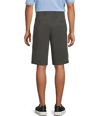 Roundtree & Yorke The Cloud Washed Classic Fit Flat Front 13#double; Chino Shorts