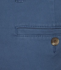 Roundtree & Yorke The Cloud Washed Classic Fit Flat Front 13#double; Chino Shorts