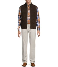 Roundtree & Yorke The Craftsman Suede Vest