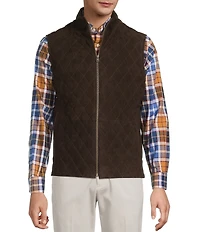 Roundtree & Yorke The Craftsman Suede Vest