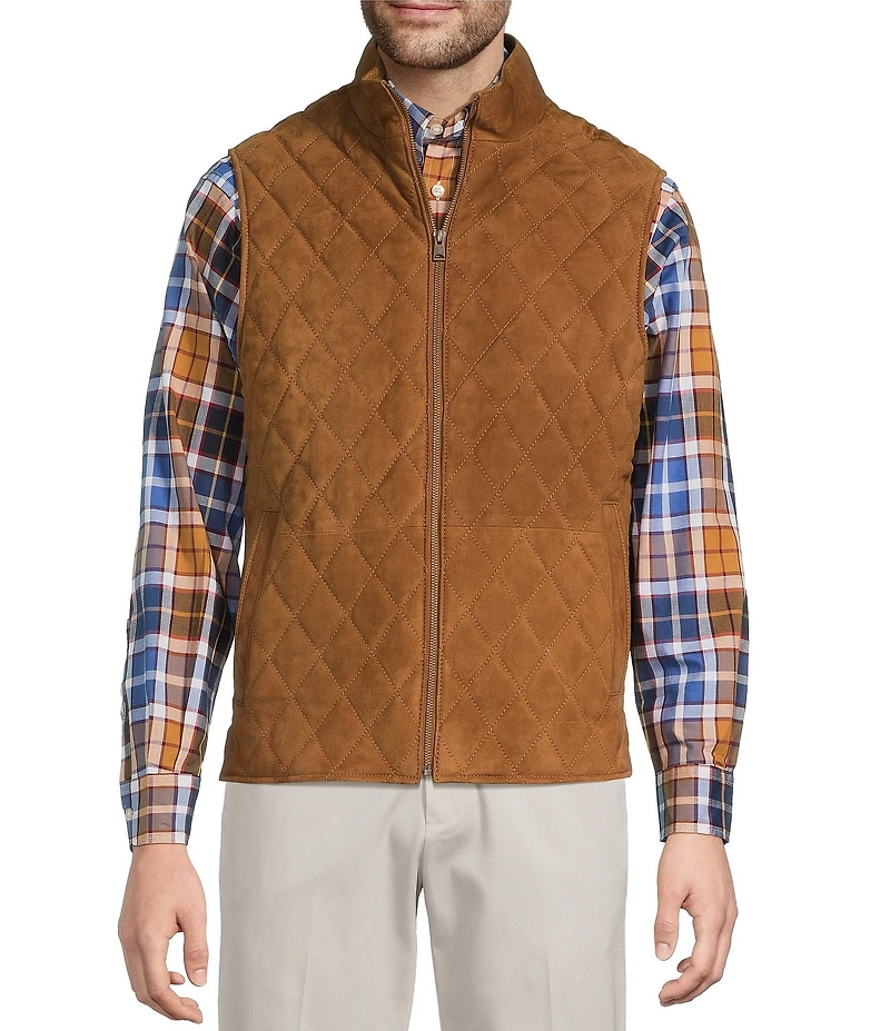 Roundtree & Yorke The Craftsman Suede Vest