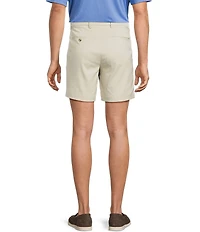 Roundtree & Yorke The Fairway 7#double; Flat Front Performance Shorts