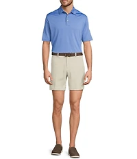 Roundtree & Yorke The Fairway 7#double; Flat Front Performance Shorts