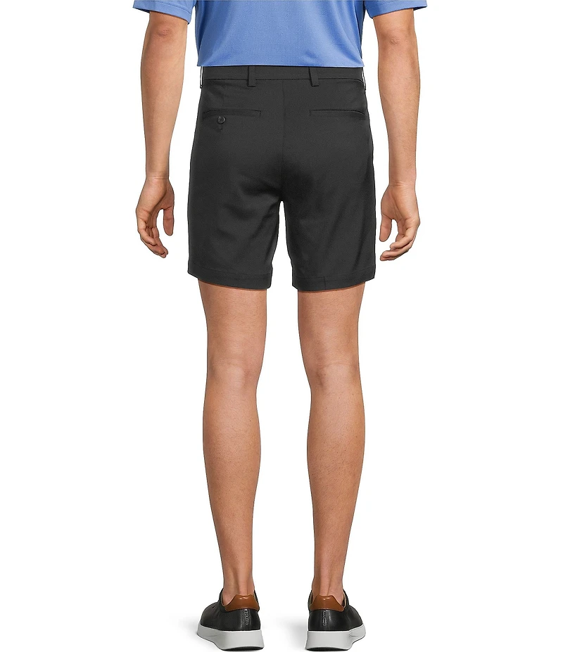 Roundtree & Yorke The Fairway 7#double; Flat Front Performance Shorts