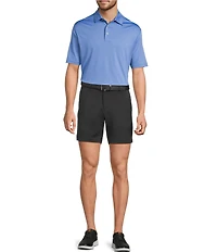 Roundtree & Yorke The Fairway 7#double; Flat Front Performance Shorts