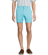 Roundtree & Yorke The Fairway Seasonal 7#double; Flat Front Performance Shorts