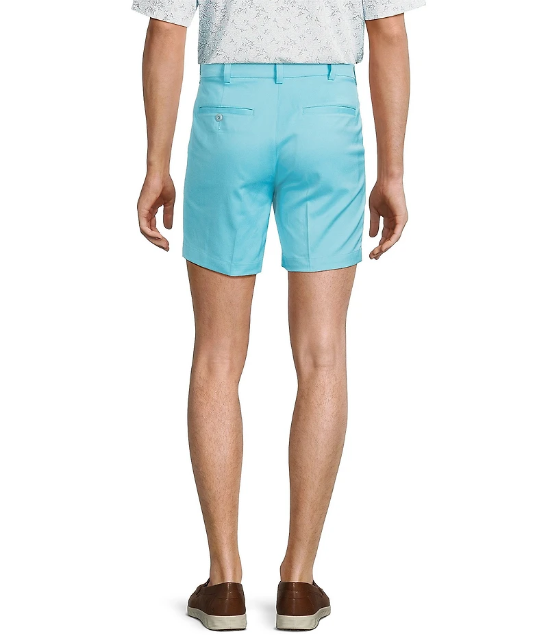 Roundtree & Yorke The Fairway Seasonal 7#double; Flat Front Performance Shorts
