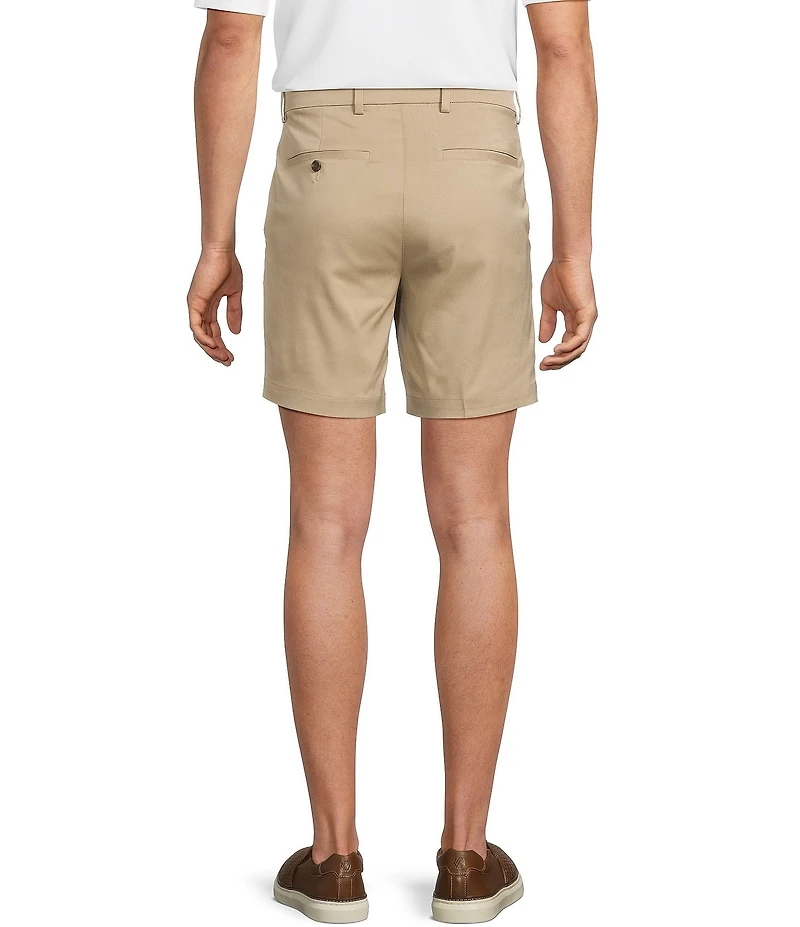 Roundtree & Yorke The Fairway 7#double; Flat Front Performance Shorts