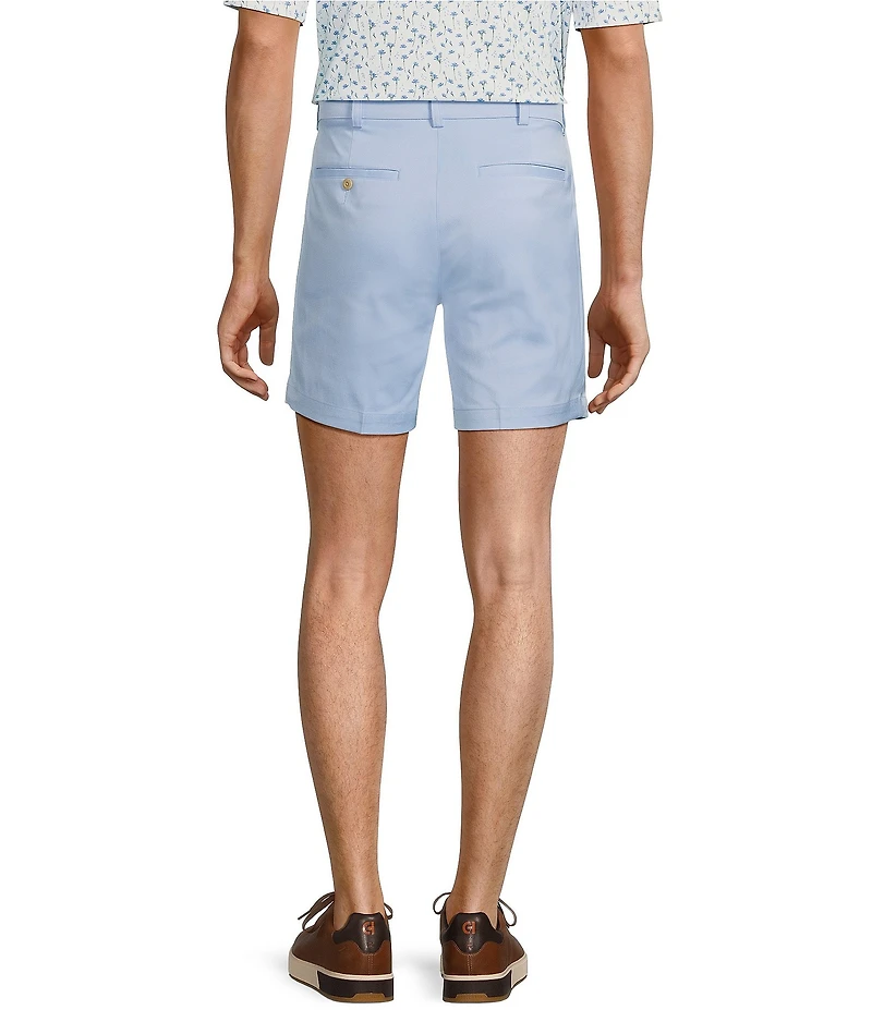 Roundtree & Yorke The Fairway Seasonal 7#double; Flat Front Performance Shorts