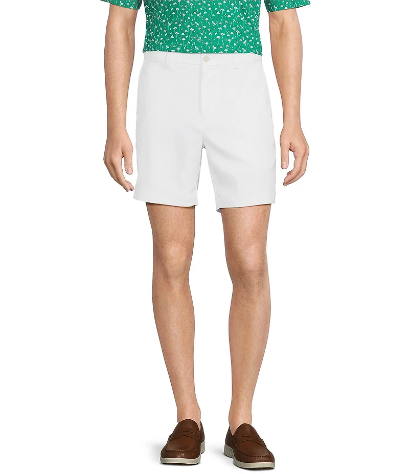 Roundtree & Yorke The Fairway Seasonal 7#double; Flat Front Performance Shorts