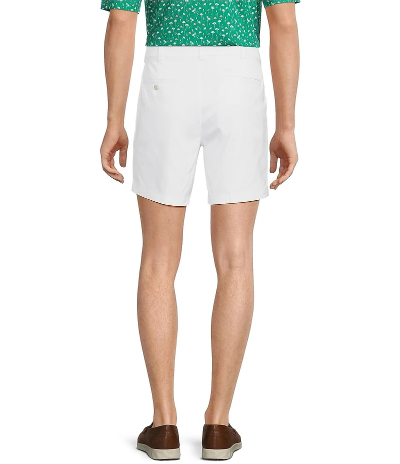 Roundtree & Yorke The Fairway Seasonal 7#double; Flat Front Performance Shorts