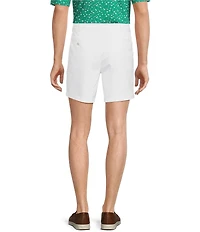 Roundtree & Yorke The Fairway Seasonal 7#double; Flat Front Performance Shorts