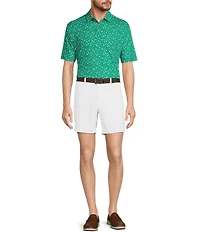 Roundtree & Yorke The Fairway Seasonal 7#double; Flat Front Performance Shorts