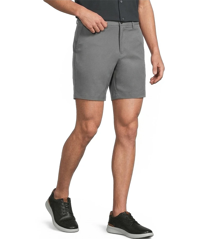 Roundtree & Yorke The Fairway 7#double; Flat Front Performance Shorts